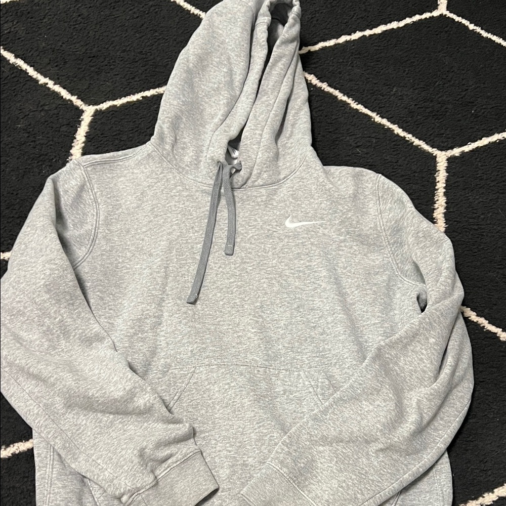 Nike Adult Small Heather Gray Pullover Hoodie